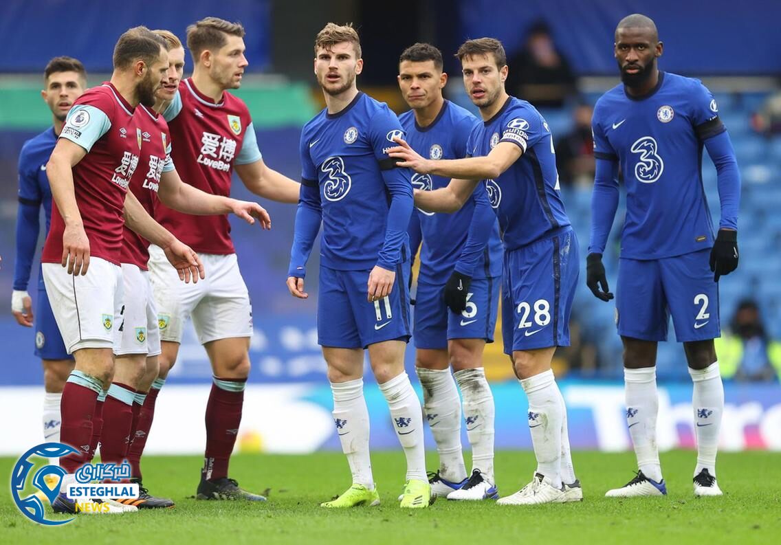 چلسی 2-0 برنلی