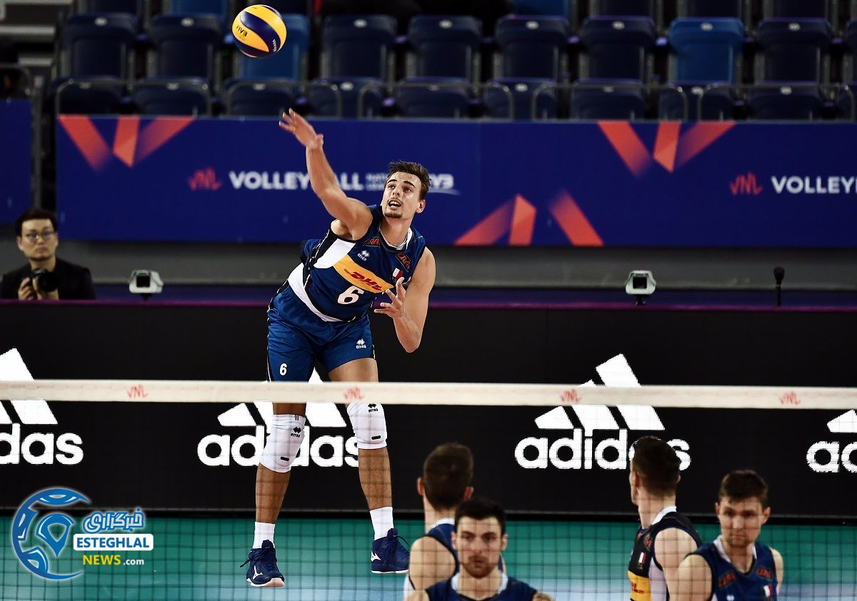 دیدار تیم ملی والیبال ایران و ایتالیا