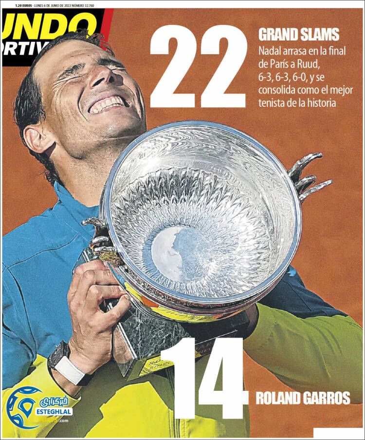 روزنامه ورزشی موندو دپورتیوو دوشنبه 16 خرداد 1401