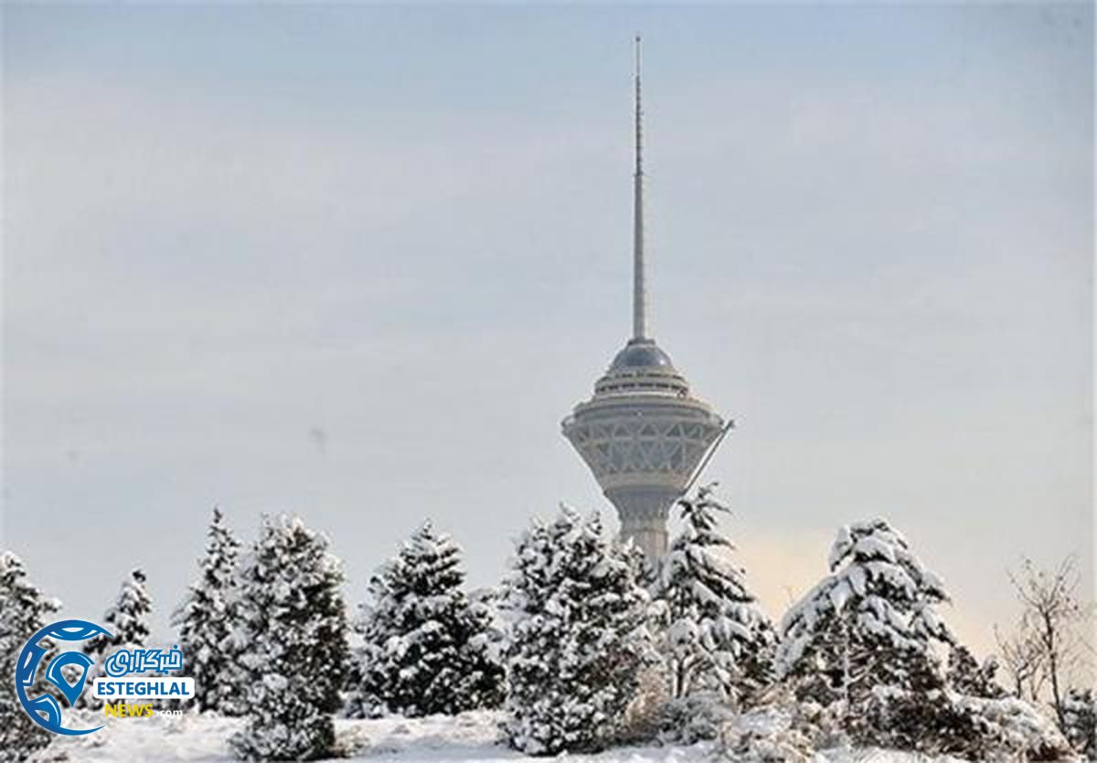 روز برفی تهران 