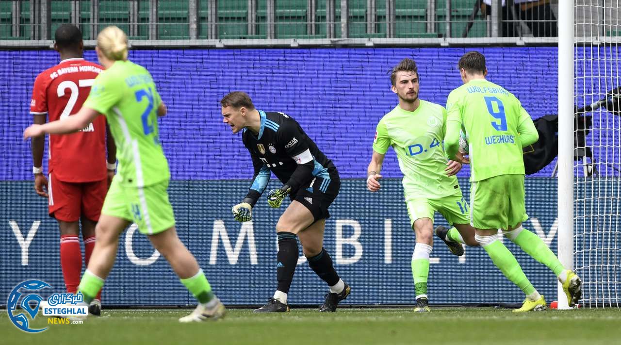 ولفسبورگ 2-3 بایرن مونیخ