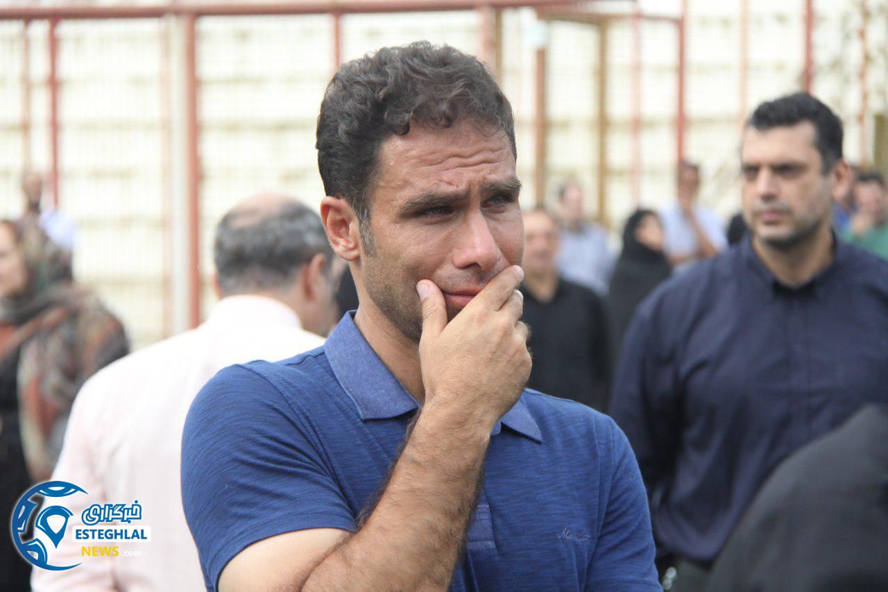 مراسم تشییع پیکر مجید غلام نژاد