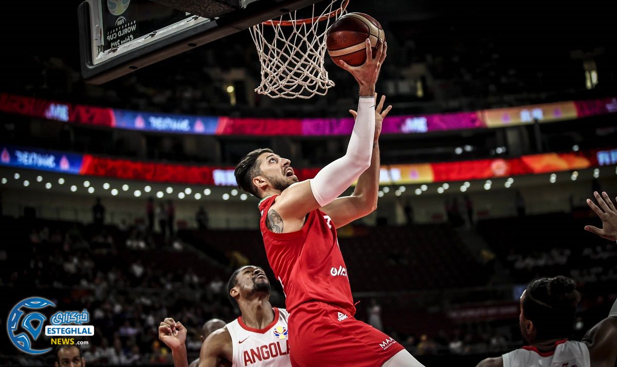 دیدار تیم ملی بسکتبال ایران و آنگولا