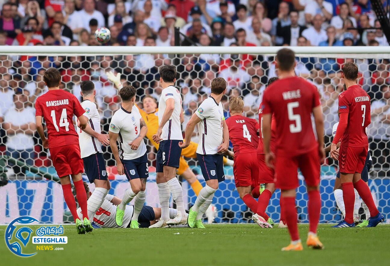 انگلیس 2-1 دانمارک