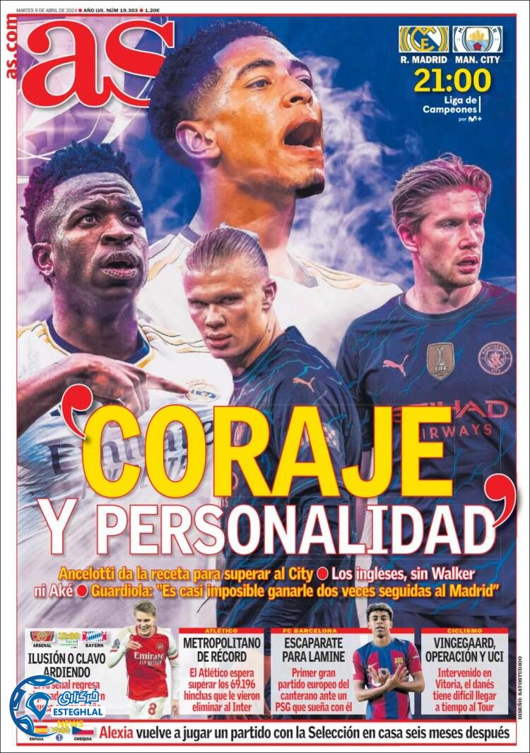 روزنامه ورزشی ۀ لس سه شنبه 21 فروردین 1403 