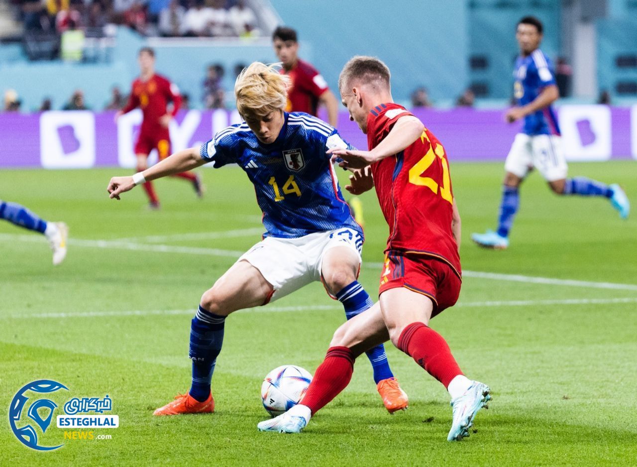 ژاپن 2-1&nbsp;اسپانیا