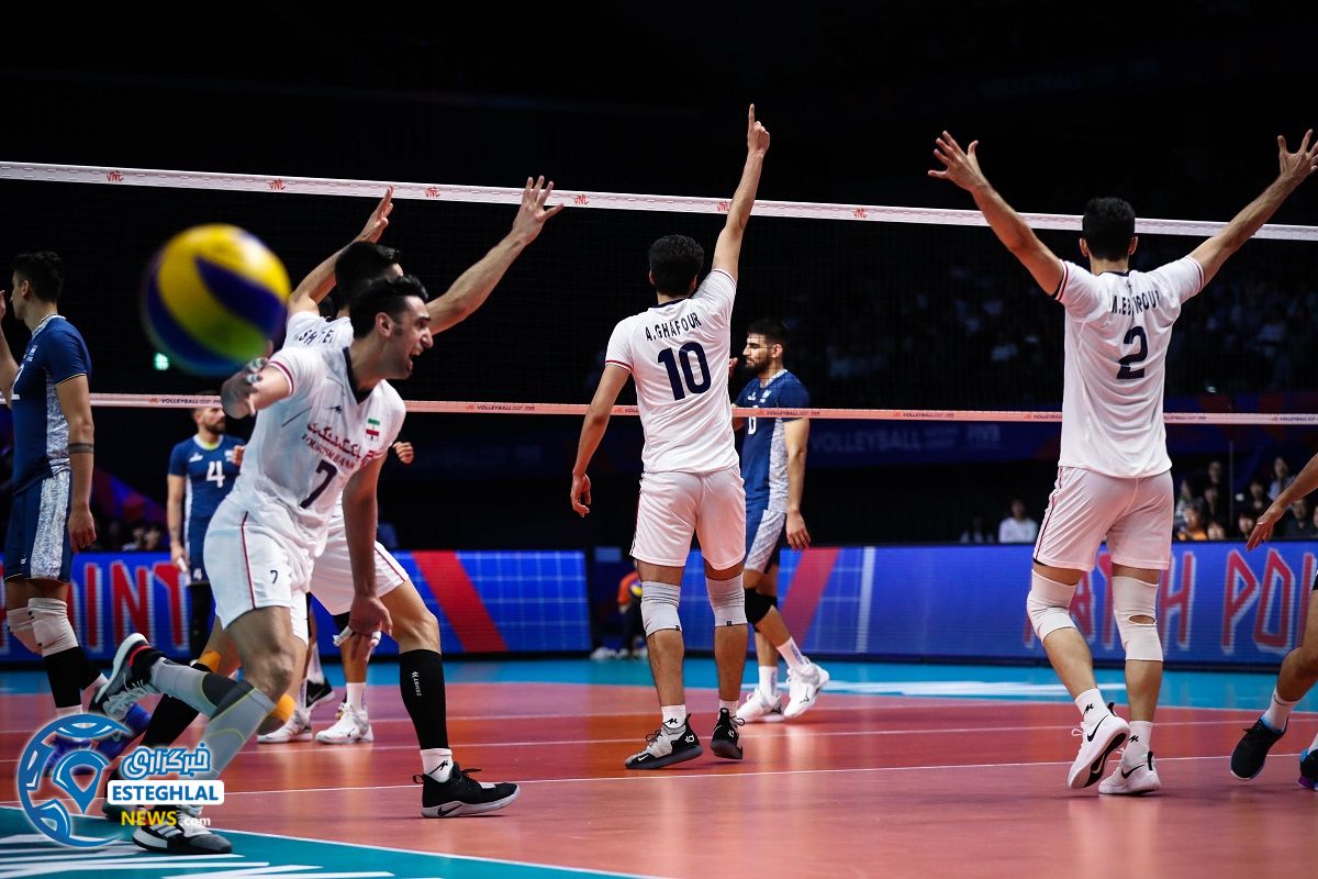 دیدار تیم ملی والیبال آرژانتین و ایران 