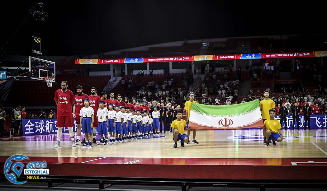 دیدار تیم ملی بسکتبال ایران و تونس