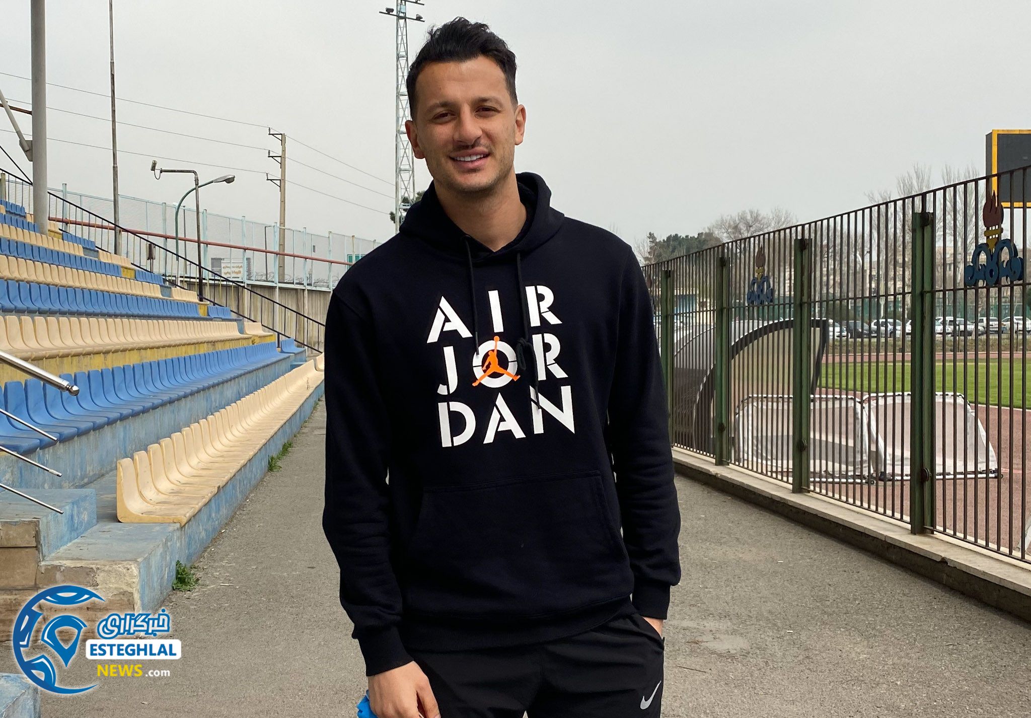 آرمان رمضانی در تمرین استقلال