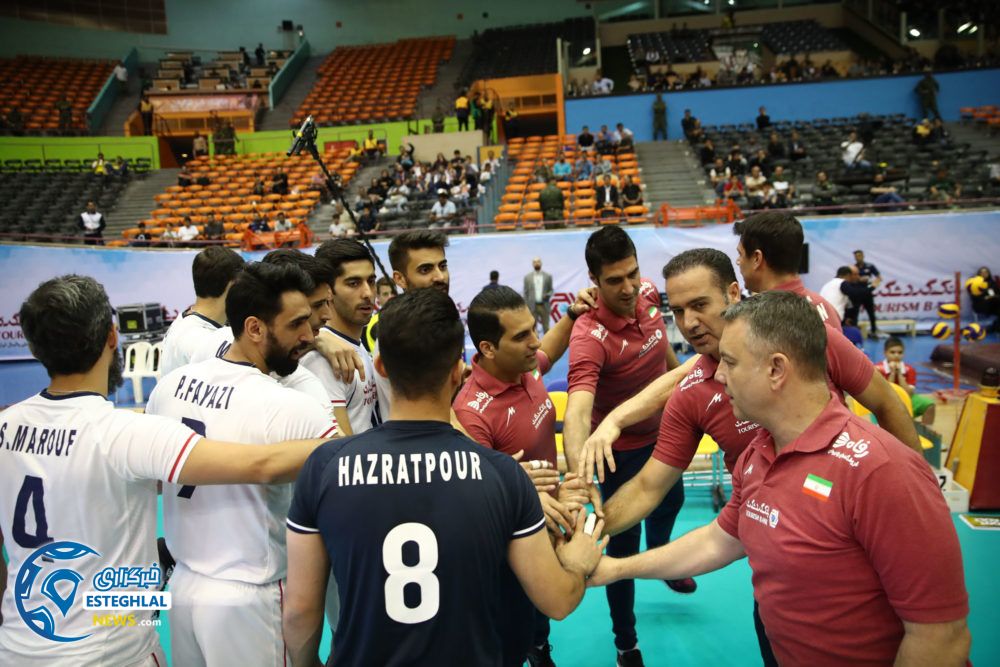 دیدار تیم های ملی والیبال ایران و سریلانکا