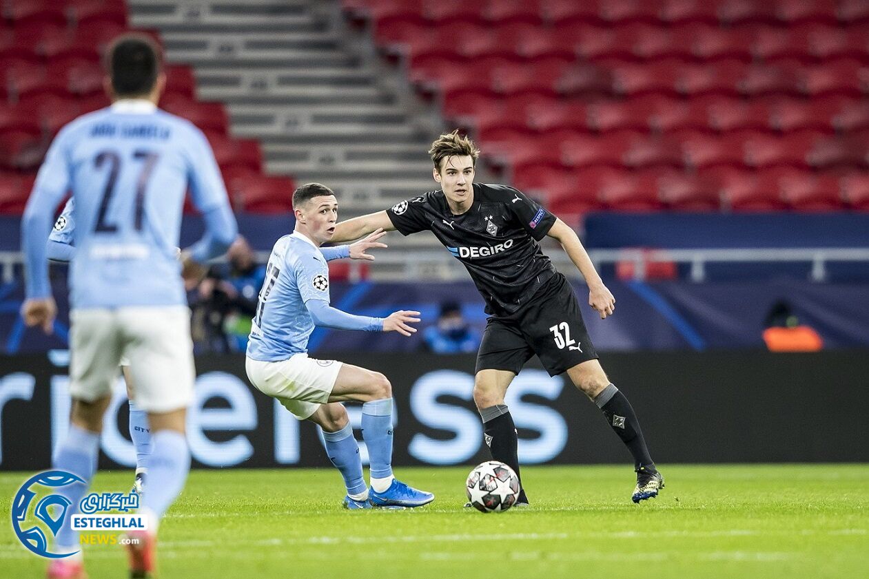 منچسترسیتی 2-0 مونشن گلادباخ