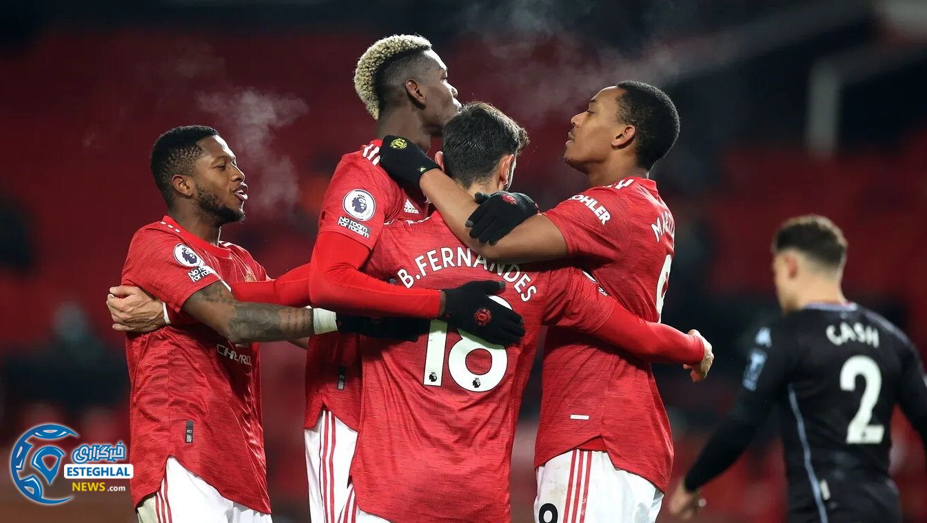 منچستریونایتد 2-1 استون ویلا