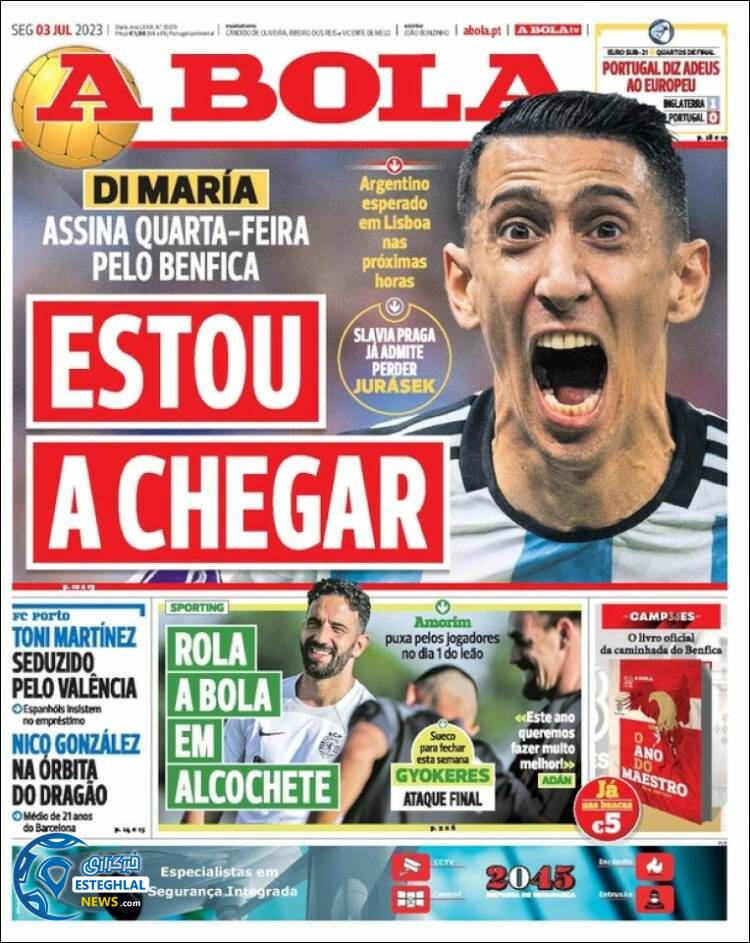 روزنامه ورزشی آبولا دوشنبه 12 تیر 1402 