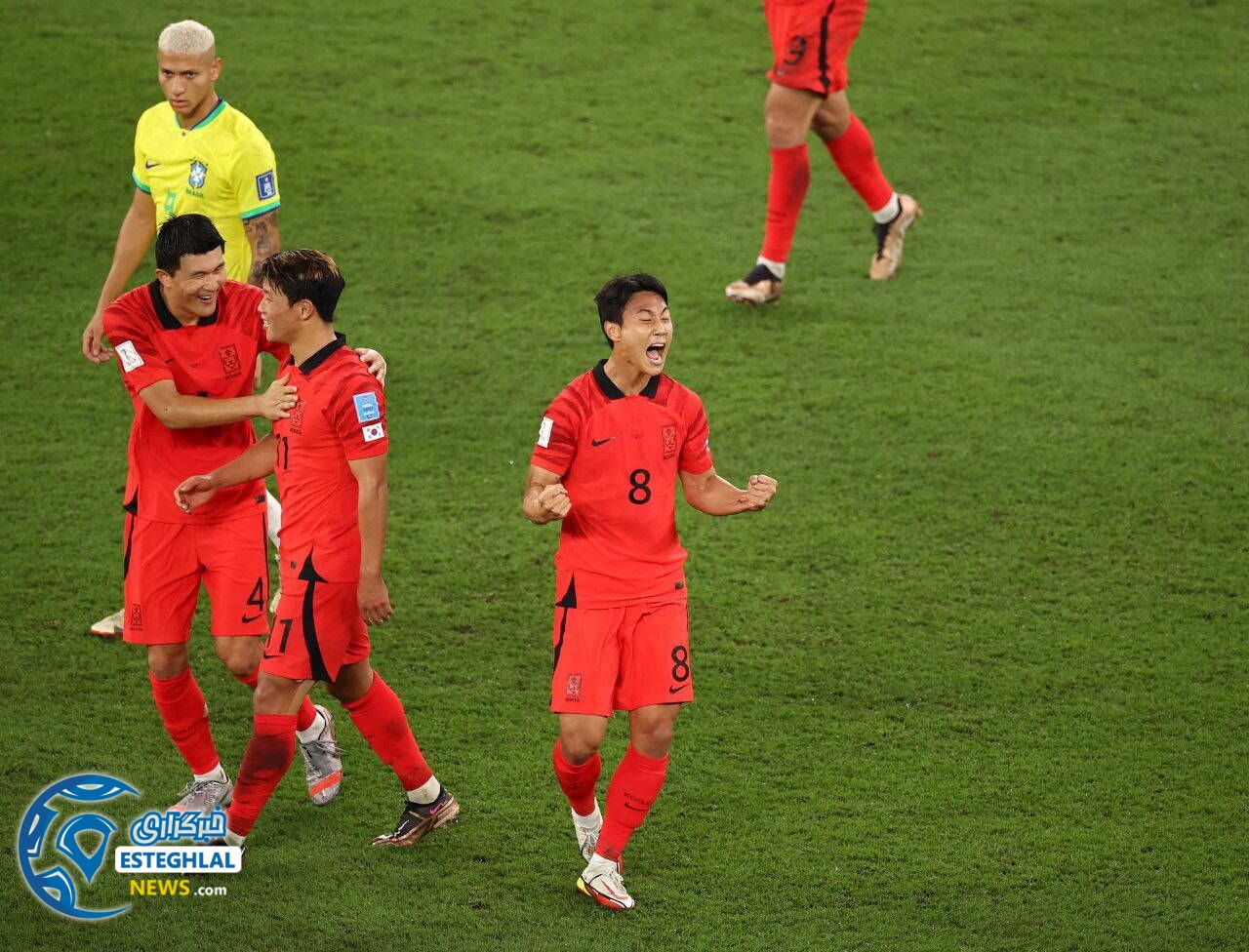 برزیل 4-1 کره جنوبی