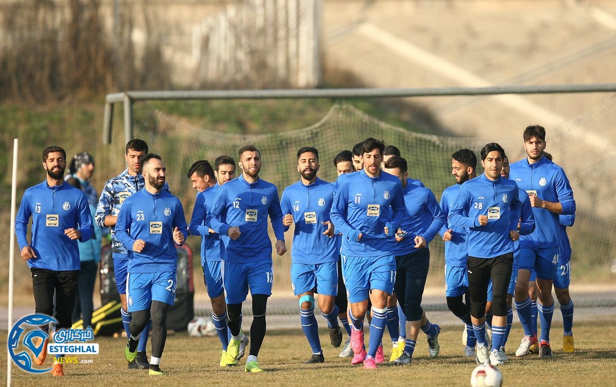 تمرین استقلال 3 بهمن  ماه 97