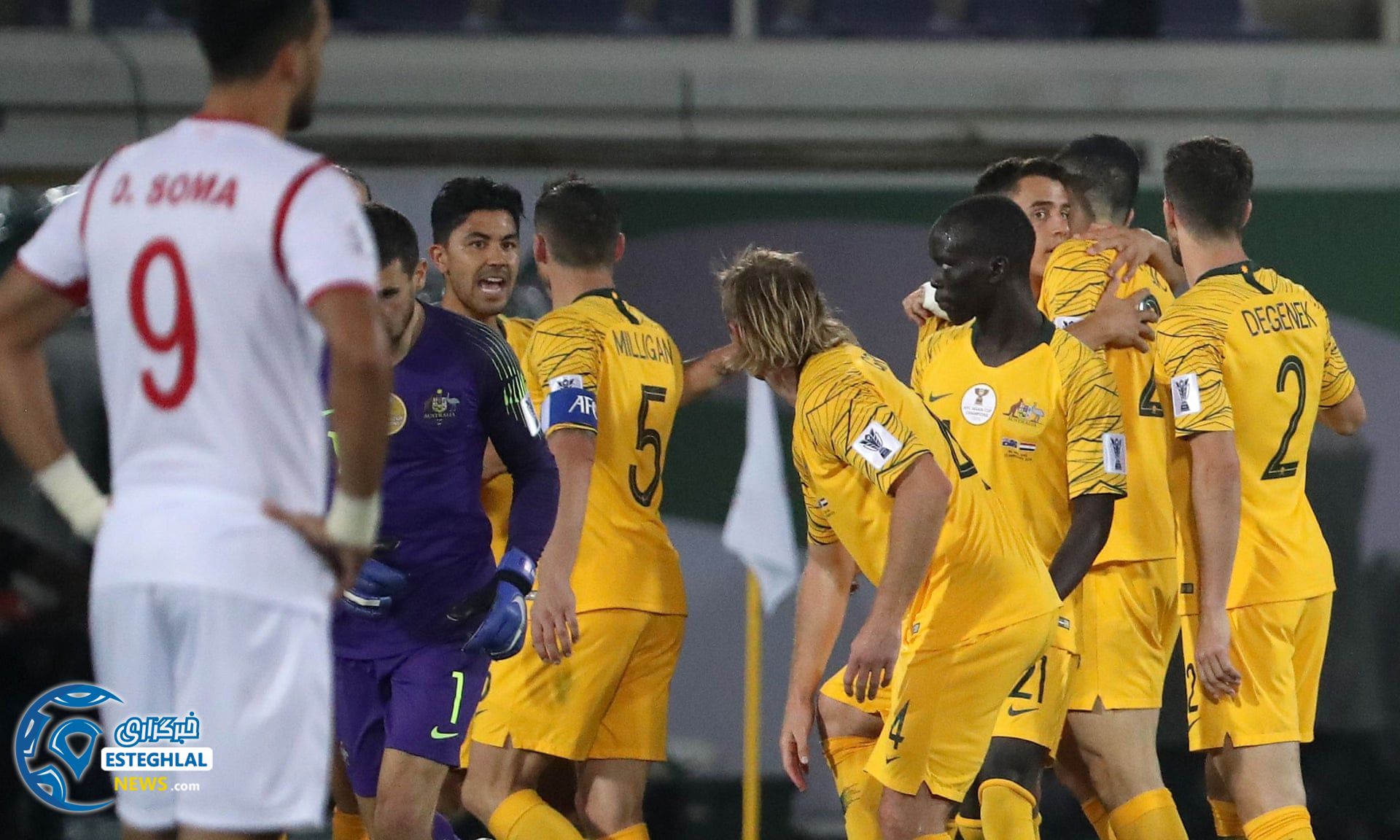 دیدار استرالیا و سوریه