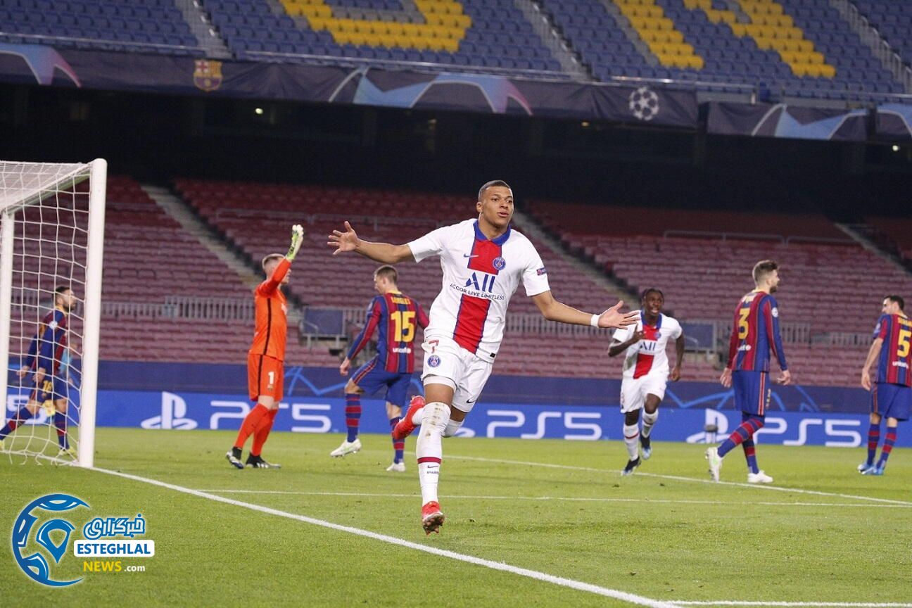 بارسلونا 1-4 پاری سن ژرمن