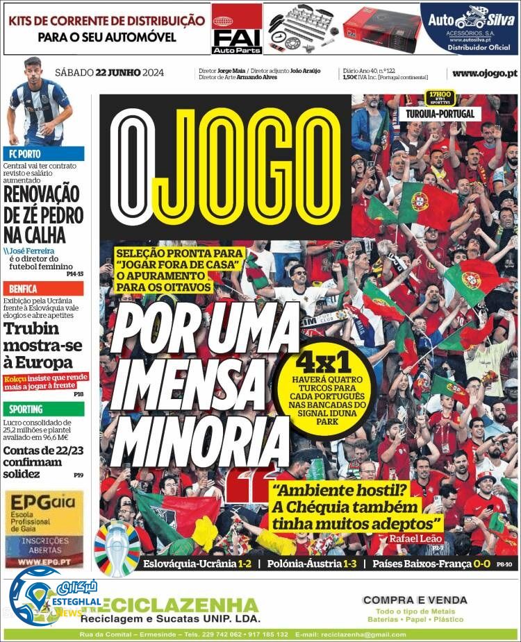 روزنامه ورزشی اوچوگو شنبه 2 تیر 1403 