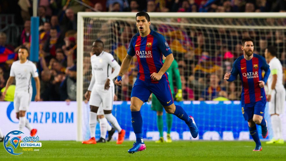 لیگ قهرمانان اروپا دیدار بارسلونا و پاری سن ژرمن