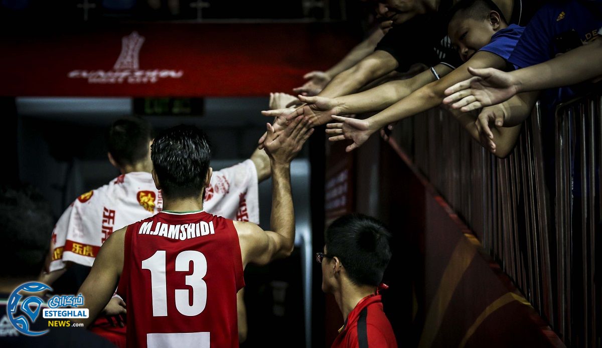 دیدار تیم ملی بسکتبال ایران واسپانیا