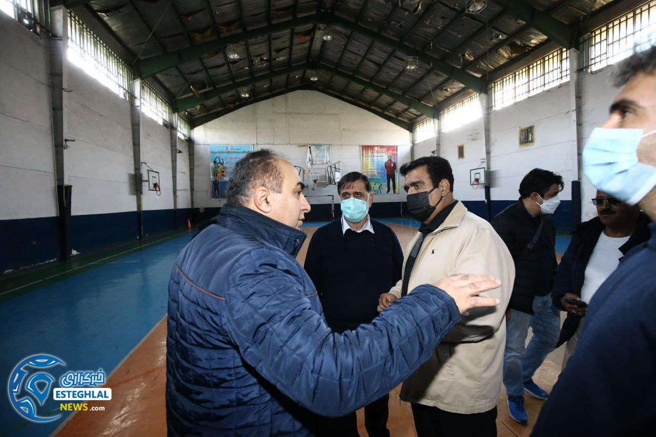 بازدید آجورلو از ورزشگاه مرغوبکار