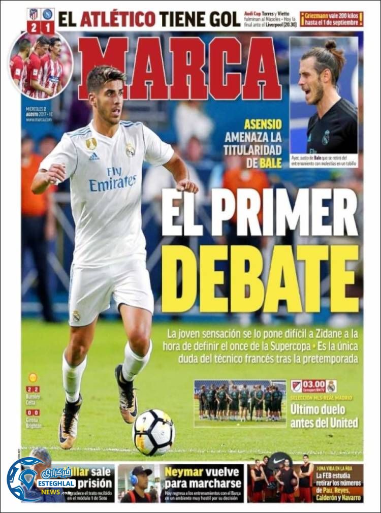 روزنامه مارکا 11 مرداد