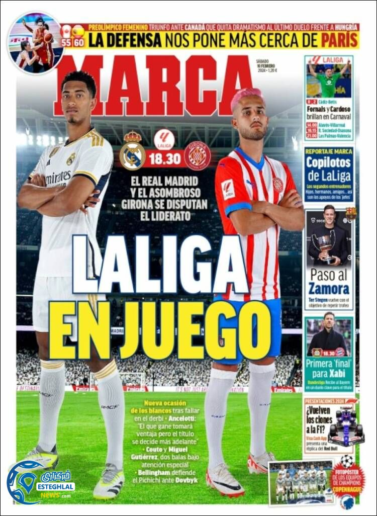 روزنامه ورزشی مارکا شنبه 21 بهمن 1402 