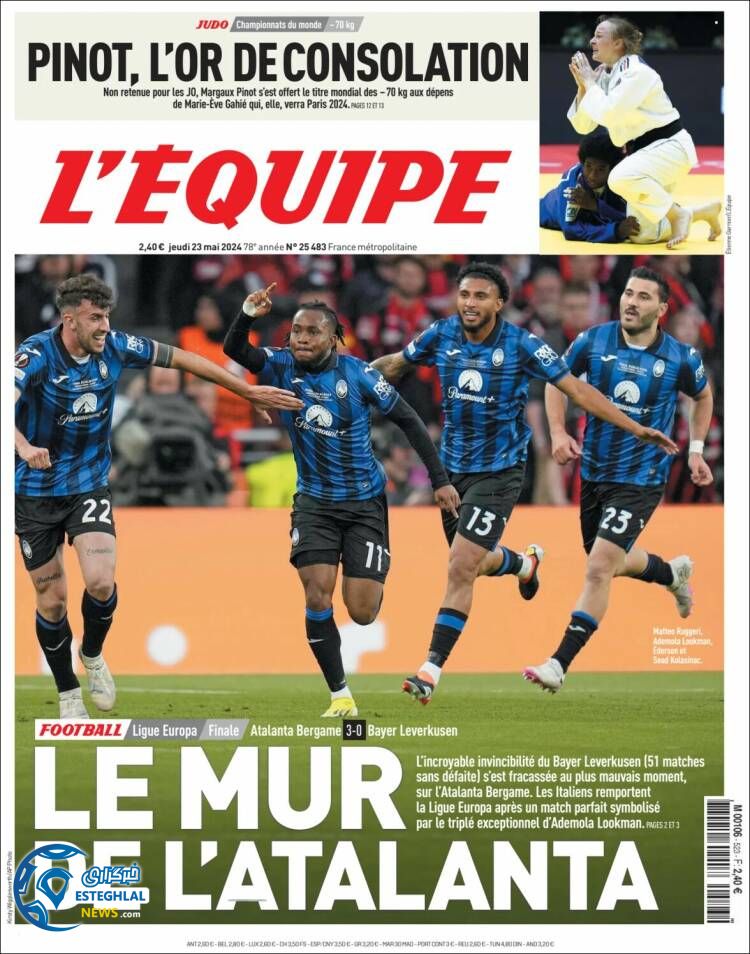 روزنامه ورزشی اکیپ پنجشنبه 3 خرداد 1403 