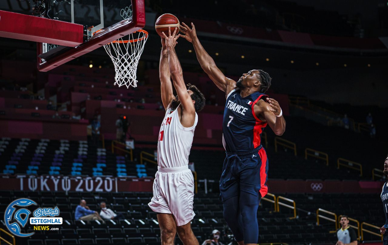 بسکتبال ایران و فرانسه
