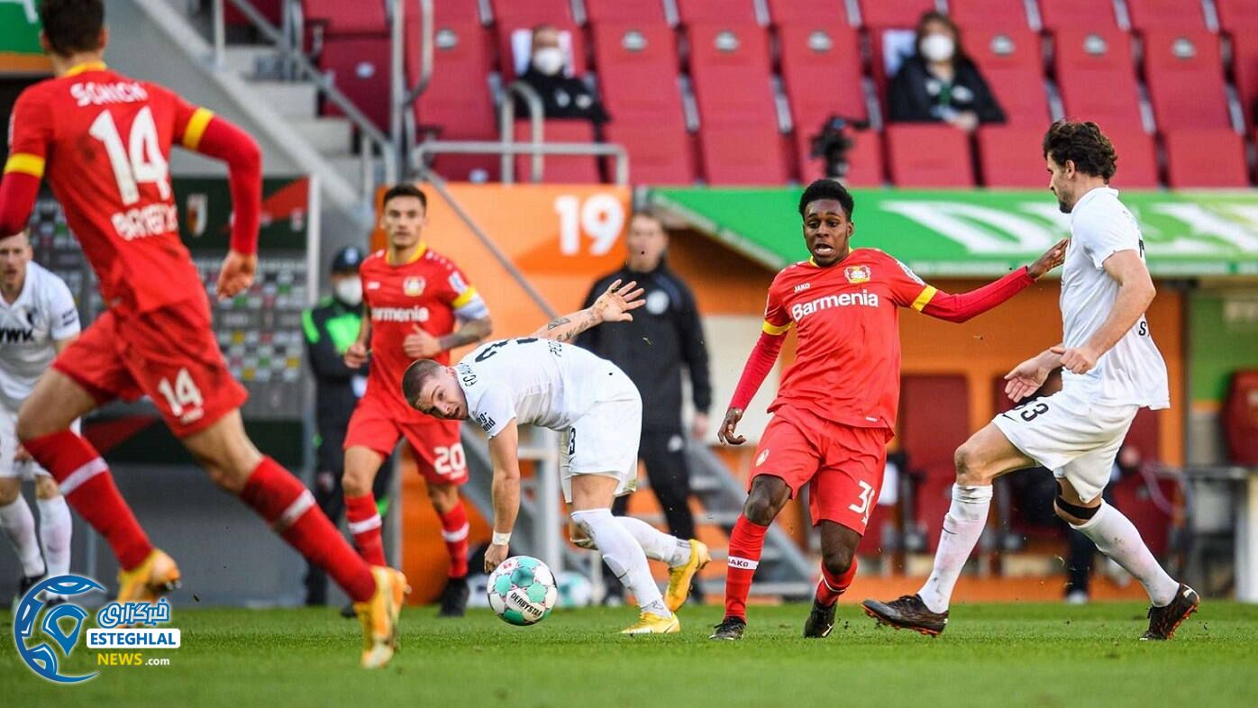 آگزبورگ 1-1 بایرلورکوزن