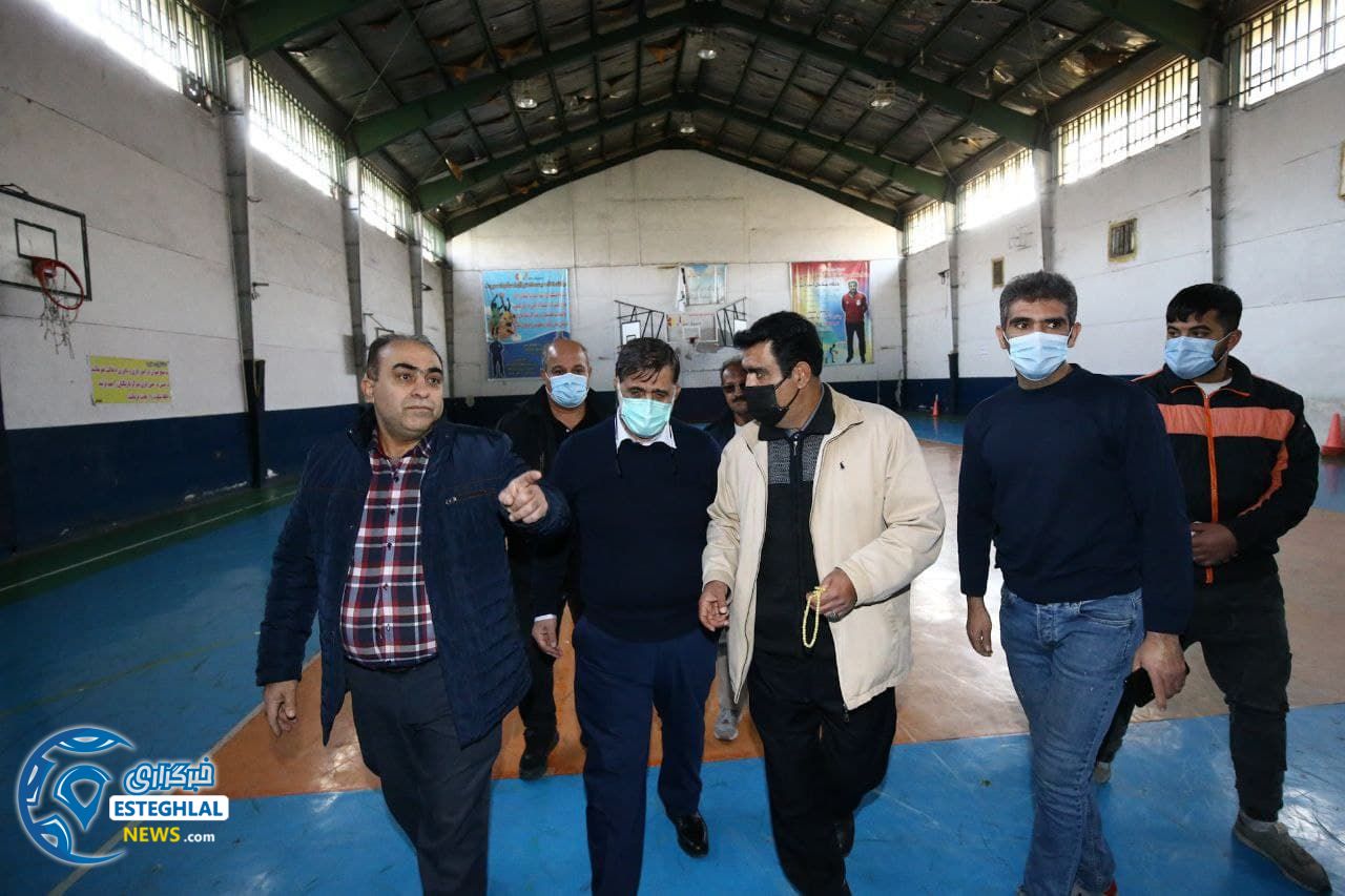 بازدید آجورلو از ورزشگاه مرغوبکار