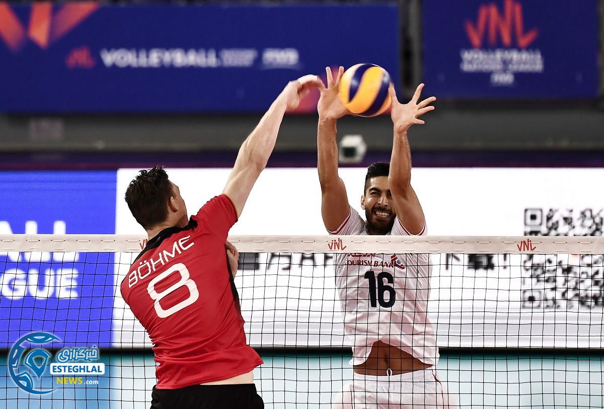 دیدار تیم ملی والیبال ایران و آلمان