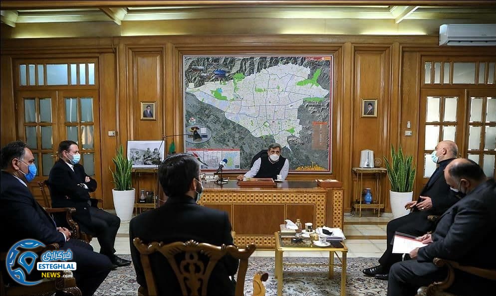 دیدار مدیران سرخابی با حناچی