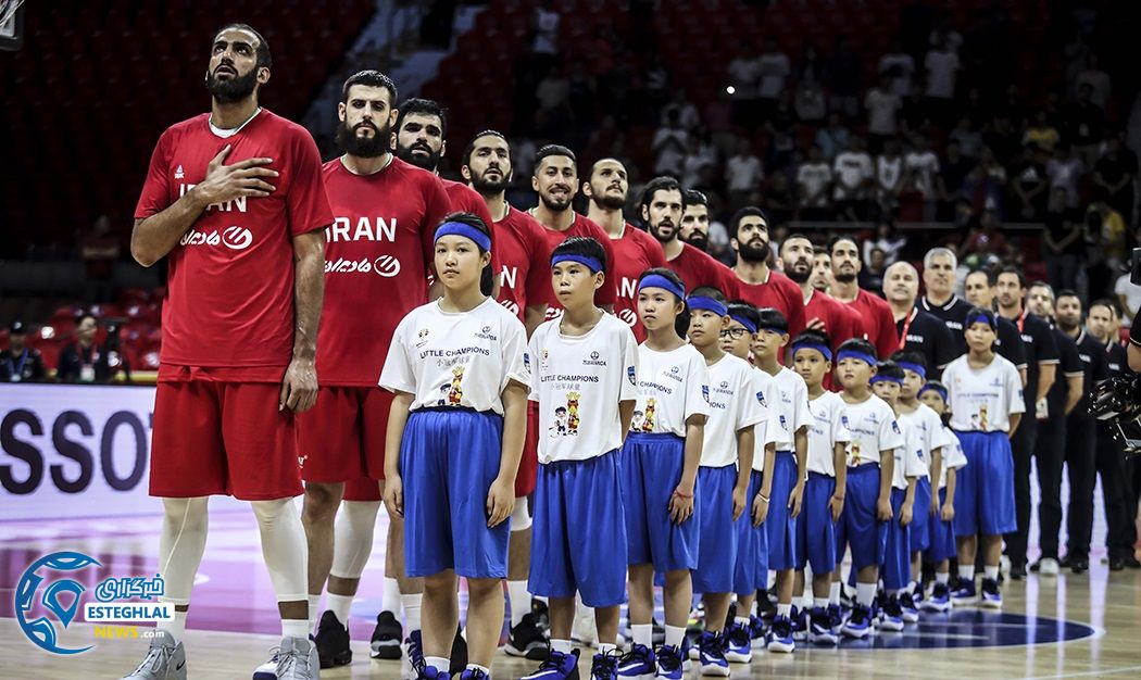 دیدار تیم ملی بسکتبال ایران و تونس