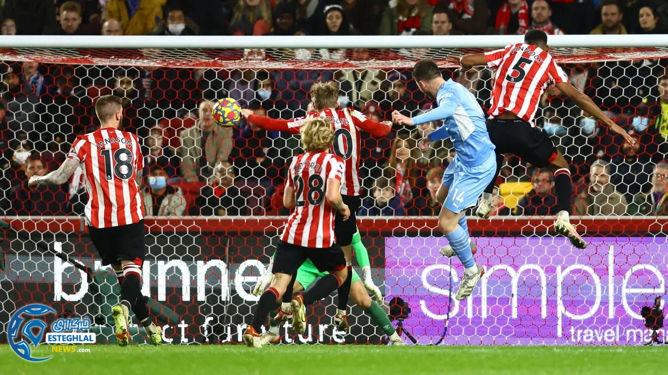 برنتفورد 0-1 منچسترسیتی