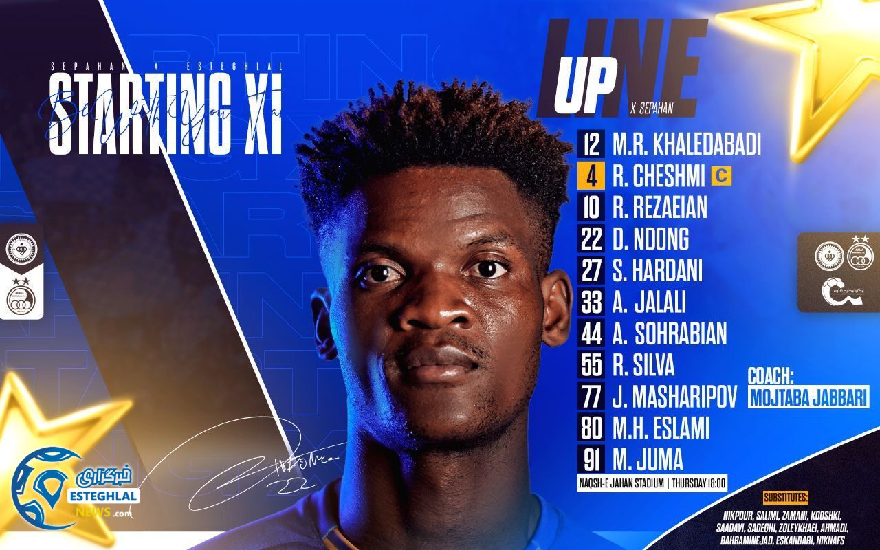 ترکیب استقلال مقابل سپاهان