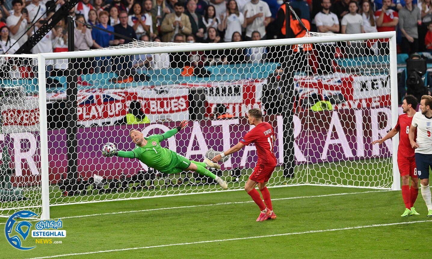 انگلیس 2-1 دانمارک