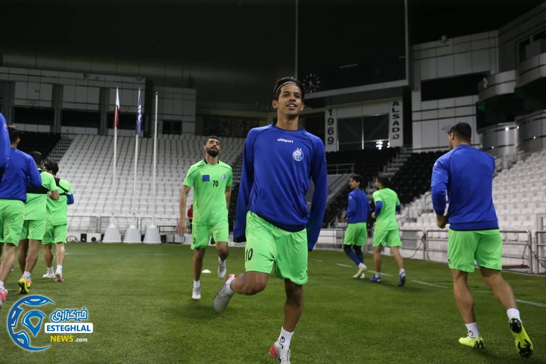 تمرین استقلال در دوحه