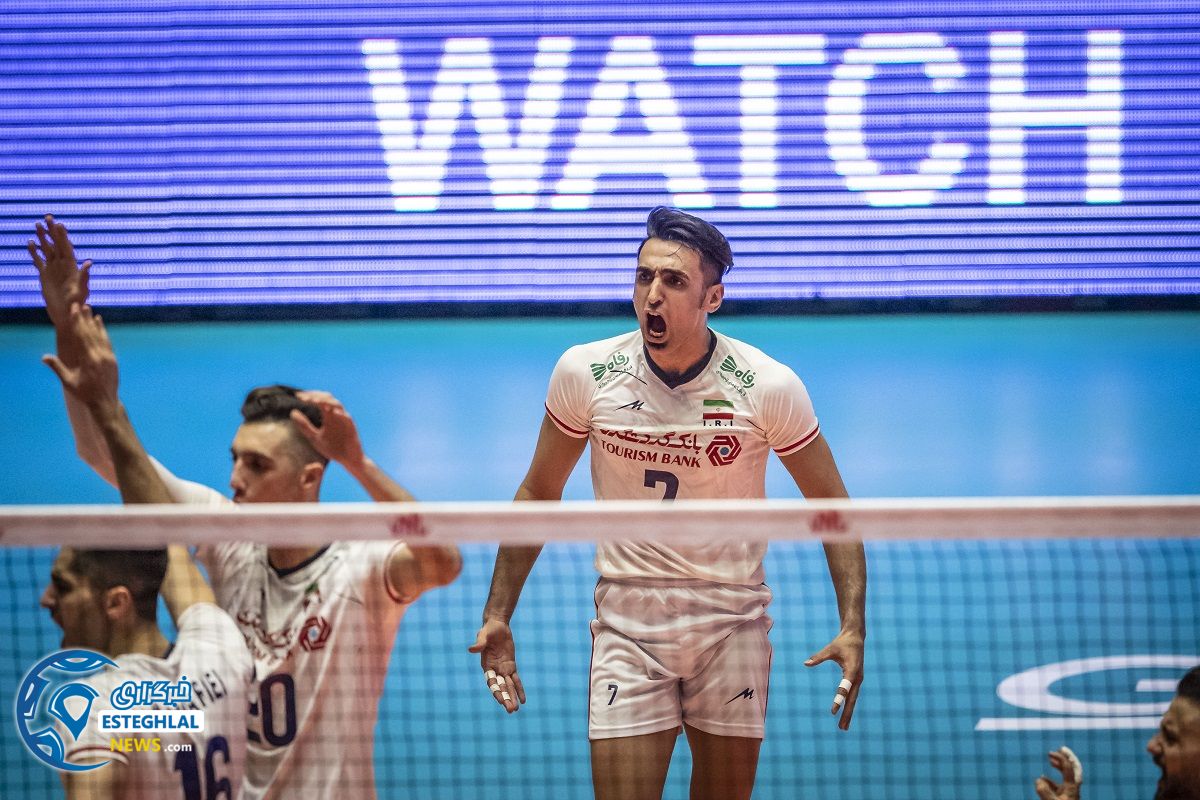 دیدار تیم های ملی والیبال ایران و پرتغال