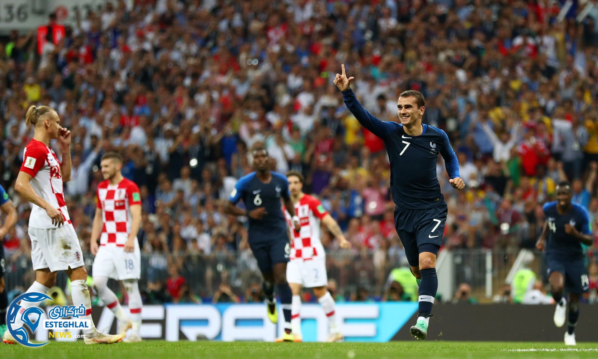 دیدار فرانسه و کرواسی