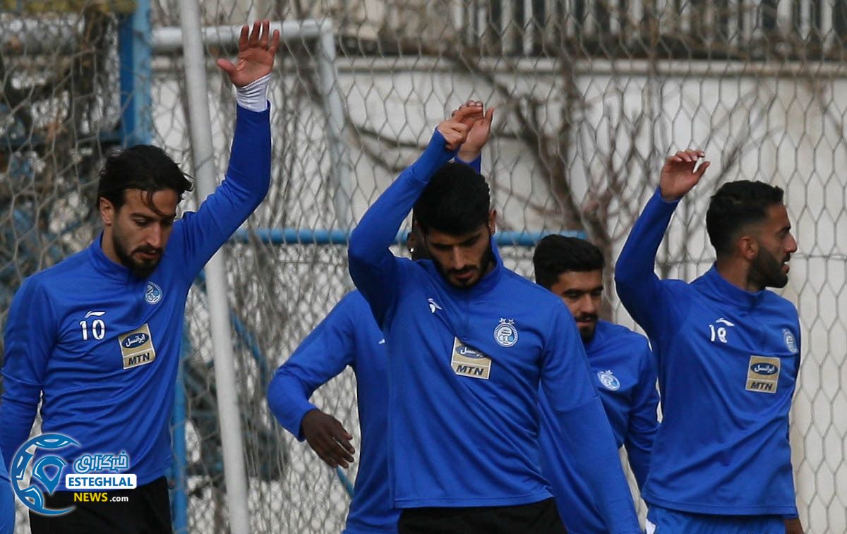 تمرین استقلال 15 اسفند ماه 97