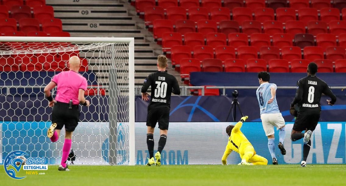 منچسترسیتی 2-0 مونشن گلادباخ