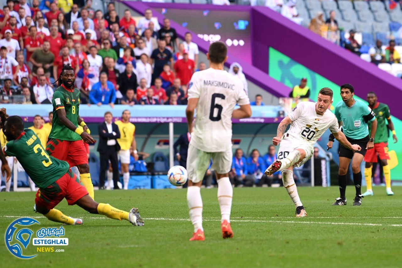 صربستان 3-3 کامرون