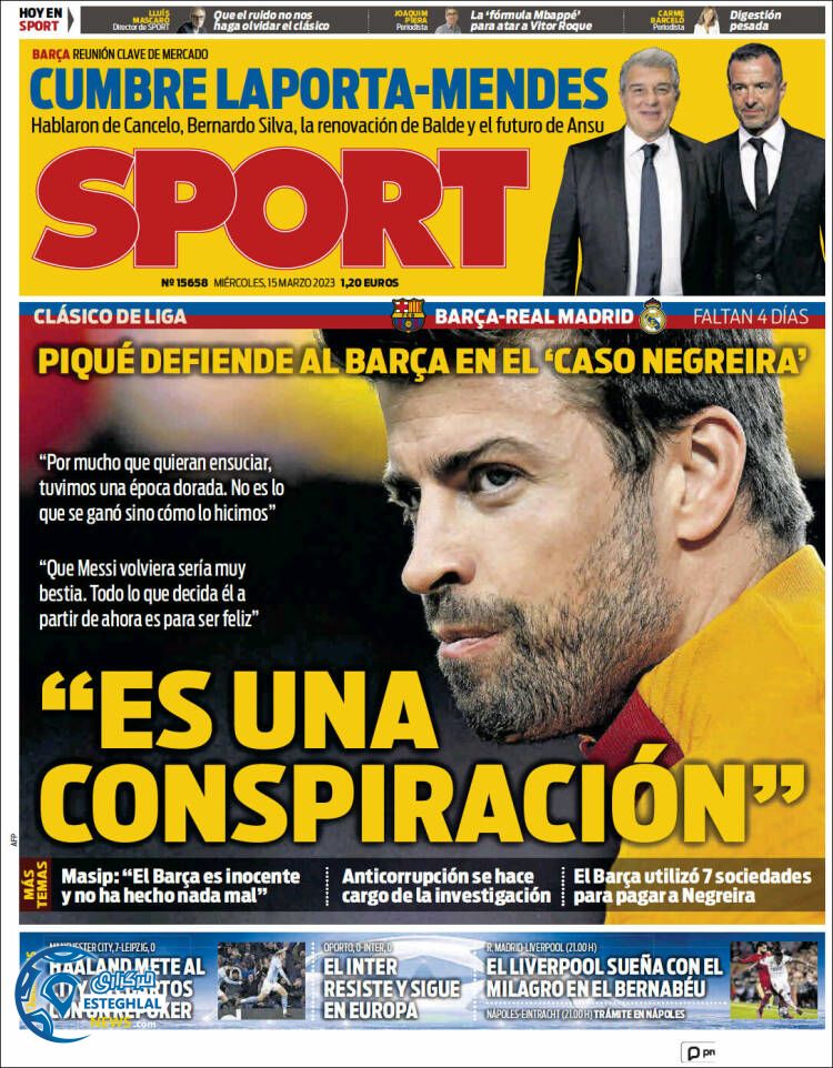 روزنامه ورزشی توتو اسپورت چهارشنبه 24 اسفند 1401 