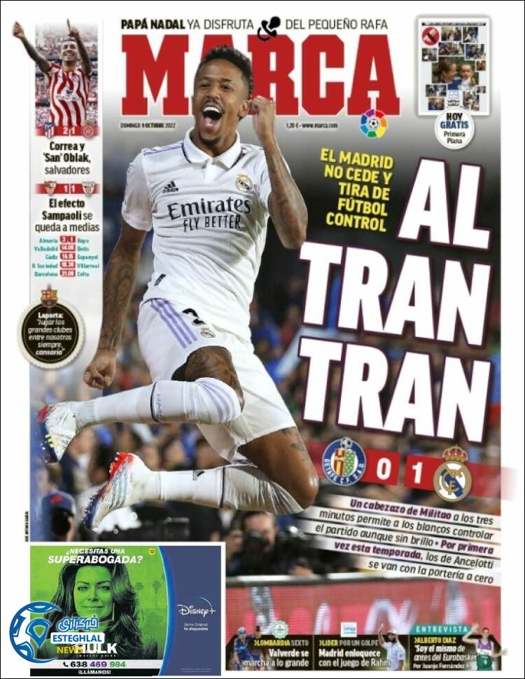 روزنامه ورزشی مارکا یکشنبه 17 مهر 1401 