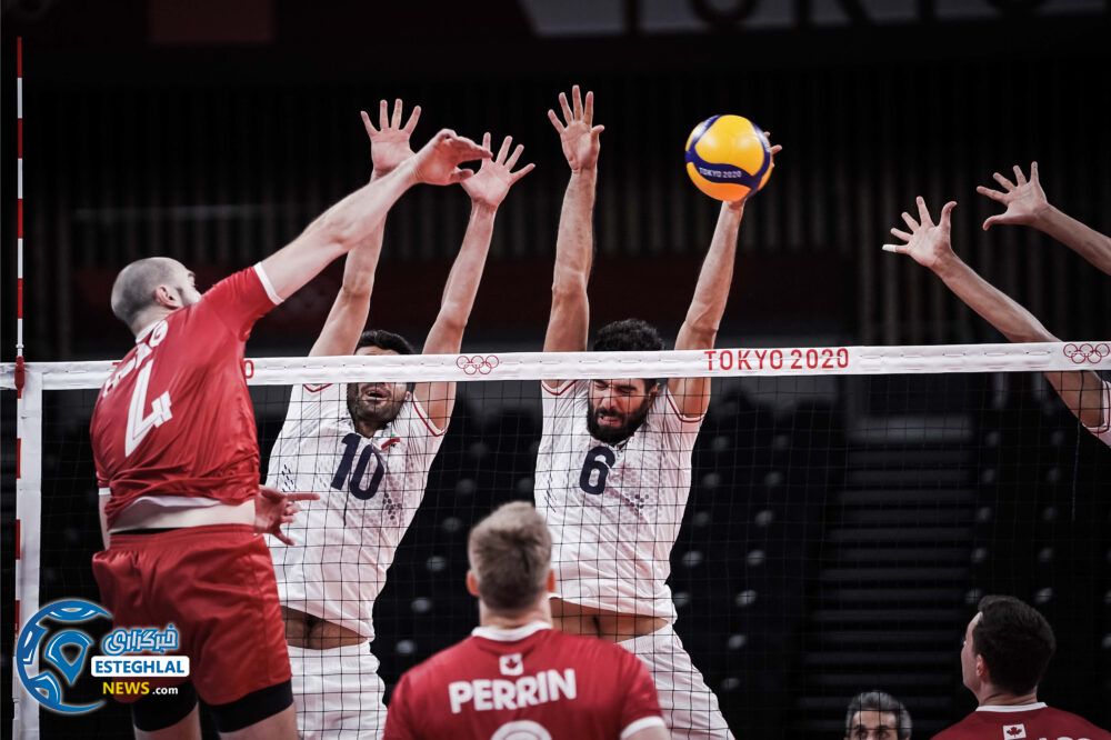 والیبال ایران و کانادا