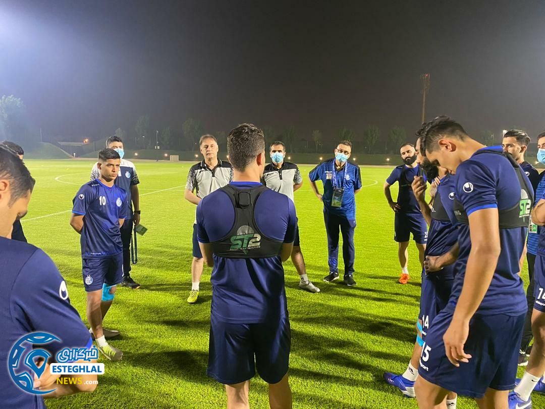 تمرین استقلال در دوحه