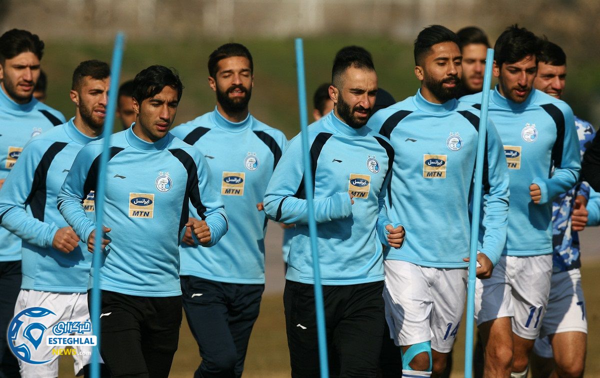 تمرین استقلال 3 بهمن  ماه 97