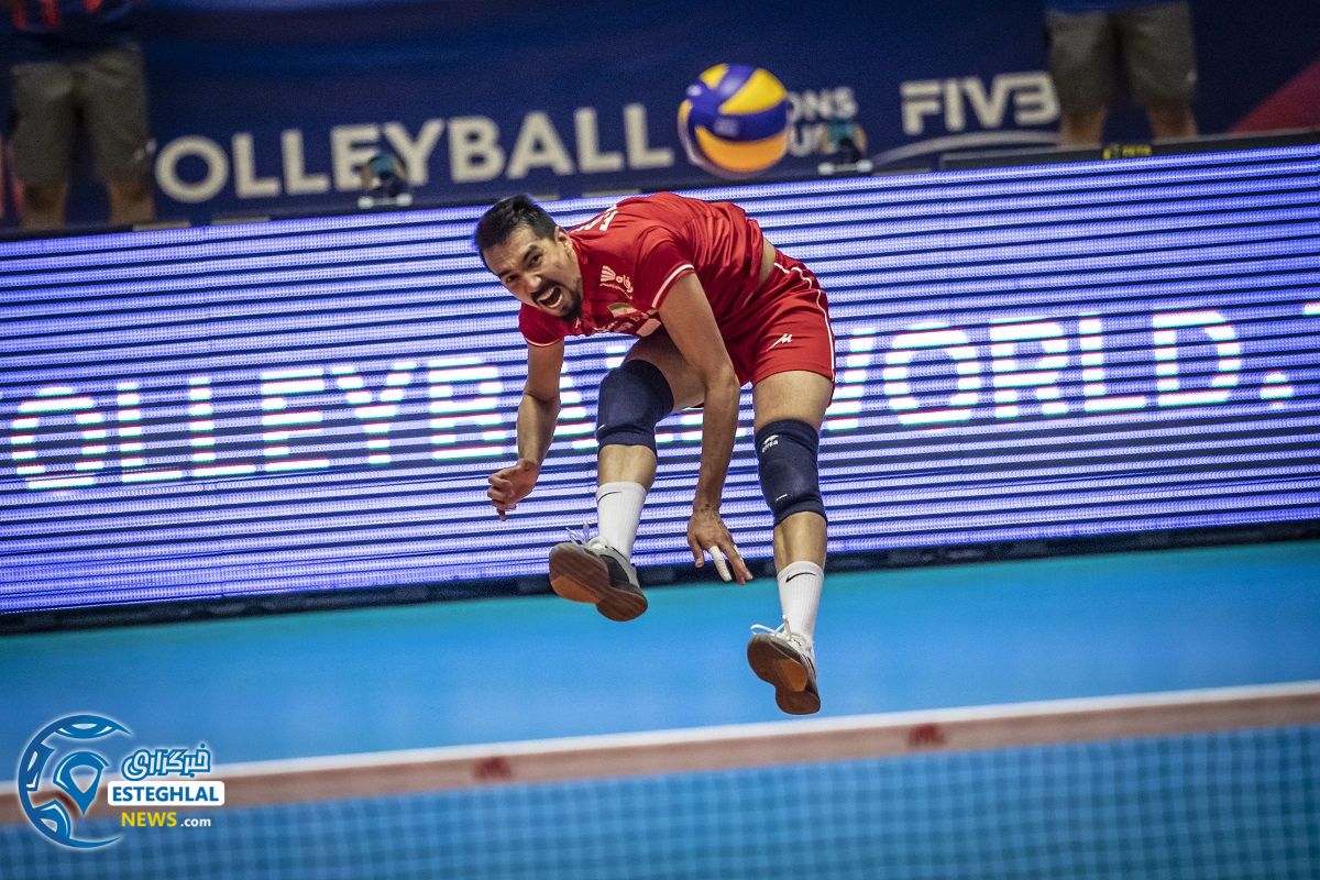 دیدار تیم های ملی والیبال ایران و استرالیا