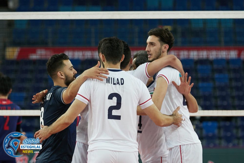 دیدار تیم های ملی والیبال چین تایپه و ایران